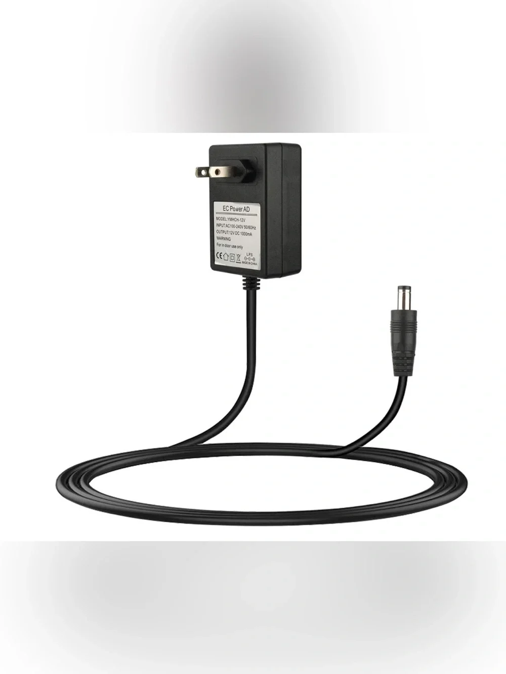 Replacement 12V Tablet Power Adapter - Black